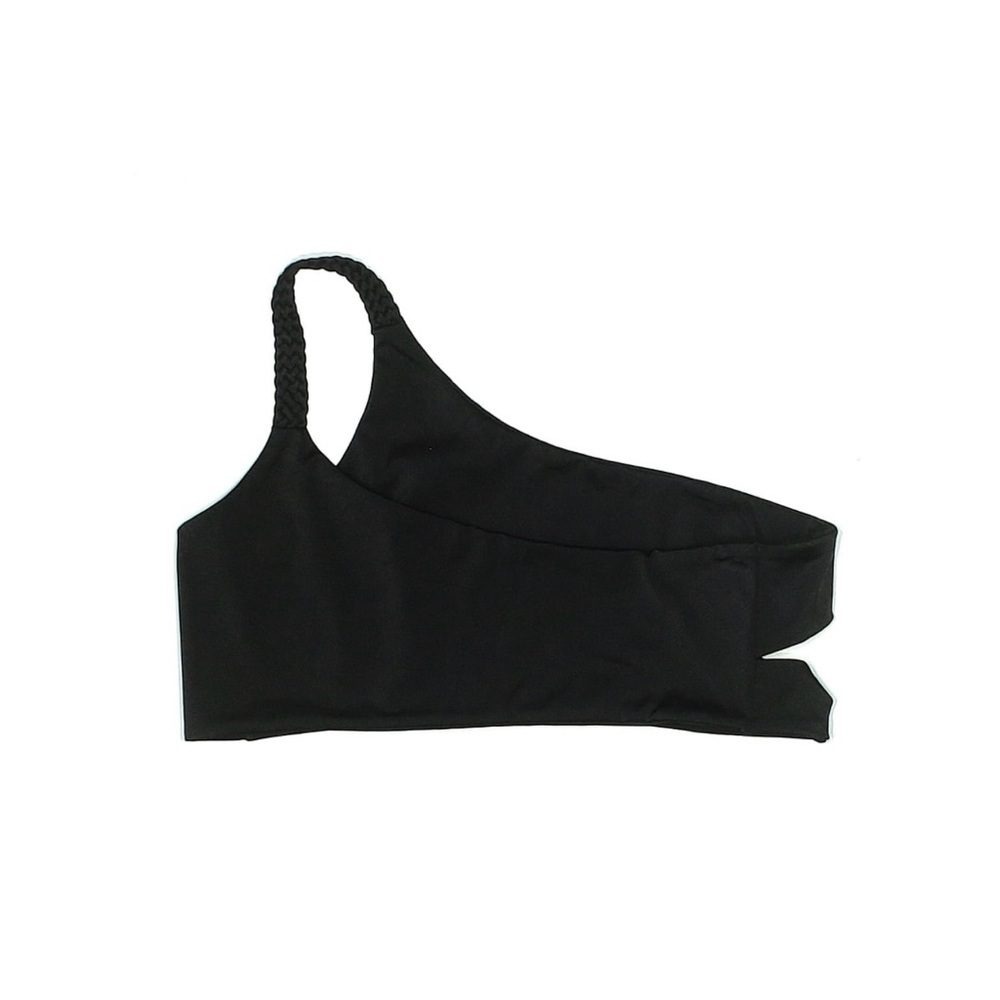 Joues de sable Revolve Emmy Black One-Shoulder bikini top XL bathing suit swim